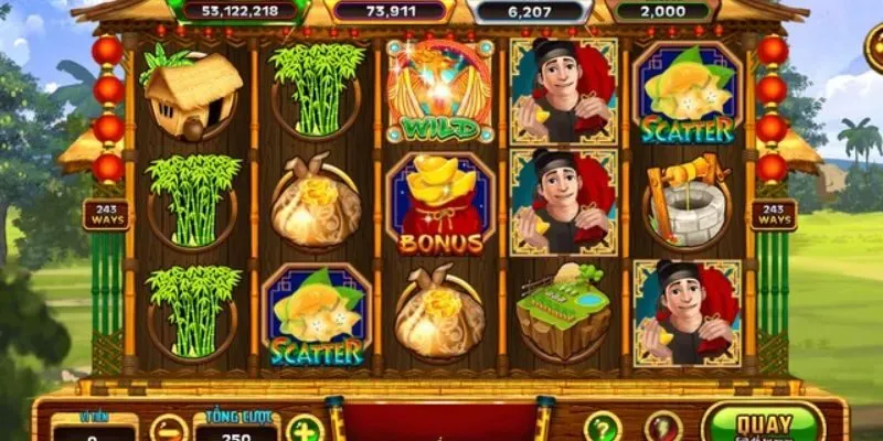 Cách chơi nổ hũ ăn khế trả vàng cũng tương đối đơn giản