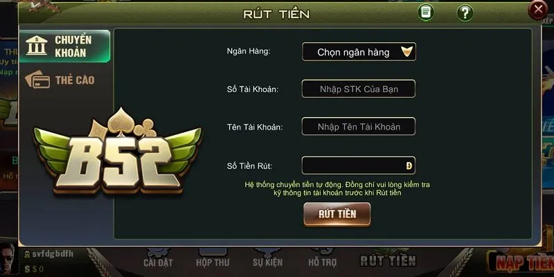 Rút tiền siêu nhanh Rút tiền siêu nhanh