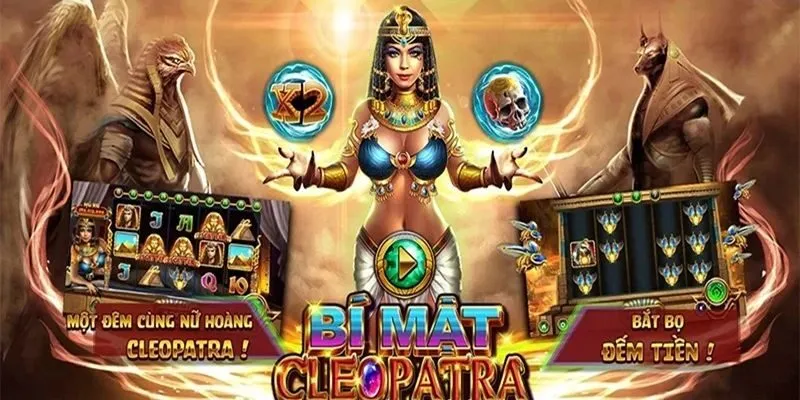 Slot Cleopatra là trò chơi nổ hũ lấy bối cảnh từ hình ảnh của nữ hoàng Cleopatra