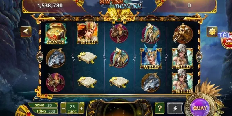 Thao tác thực hiện khi chơi game slot sơn tinh thủy tinh Thao tác thực hiện khi chơi game slot sơn tinh thủy tinh