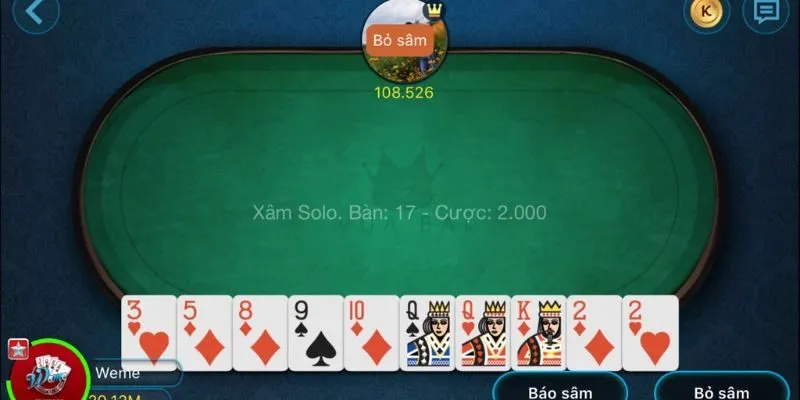 Trong mỗi một lượt, người chơi sẽ đánh ra một lá bài hoặc một tổ hợp bài hợp lệ